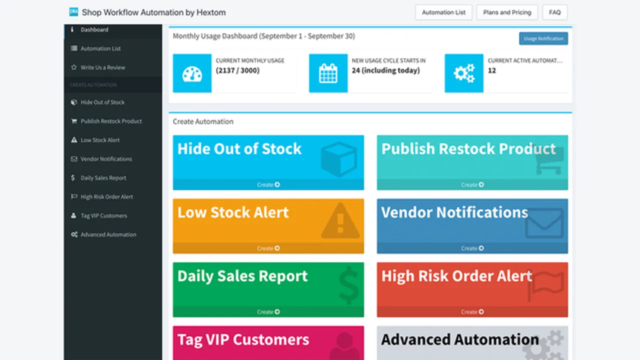Hextom: Workflow Automation screenshot 1